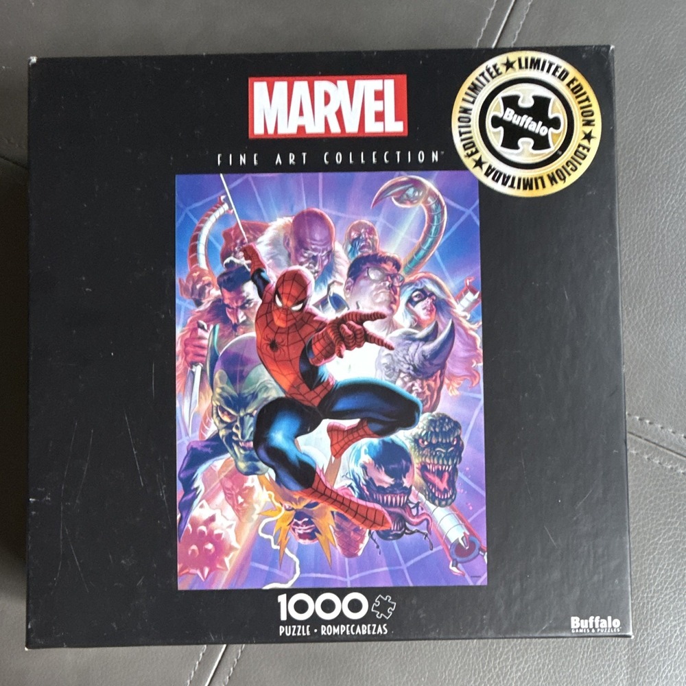 Buffalo Games Marvel Fine Art Collection Spider-Man 1000 Piece Jigsaw Puzzle (A1